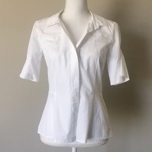 H&M white button down shirt.